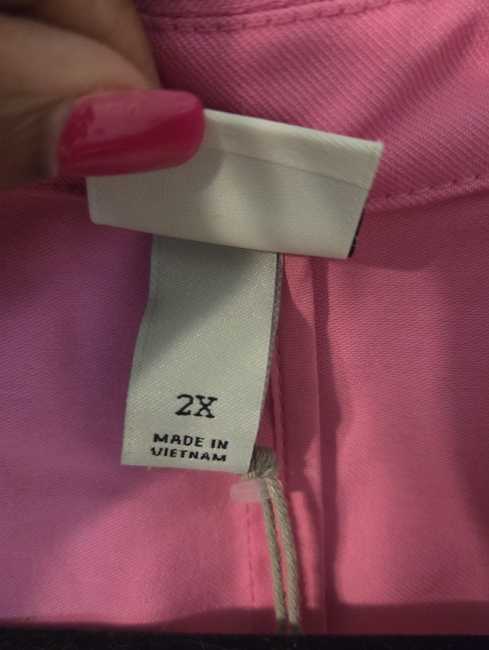 A New Day Womens Plus Size Relaxed Fit Pink Blazer Suit Jacket Sz 2X - Picture 4 of 5